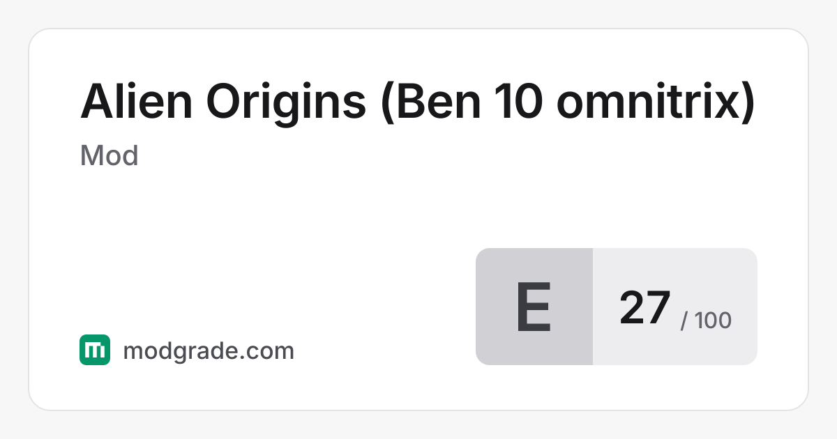 Alien Origins (Ben 10 omnitrix): Minecraft Mod | Modgrade