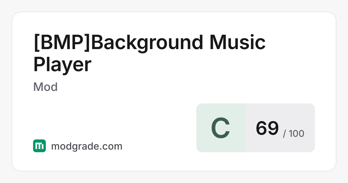 [BMP]Background Music Player: Minecraft Mod for Forge | Modgrade