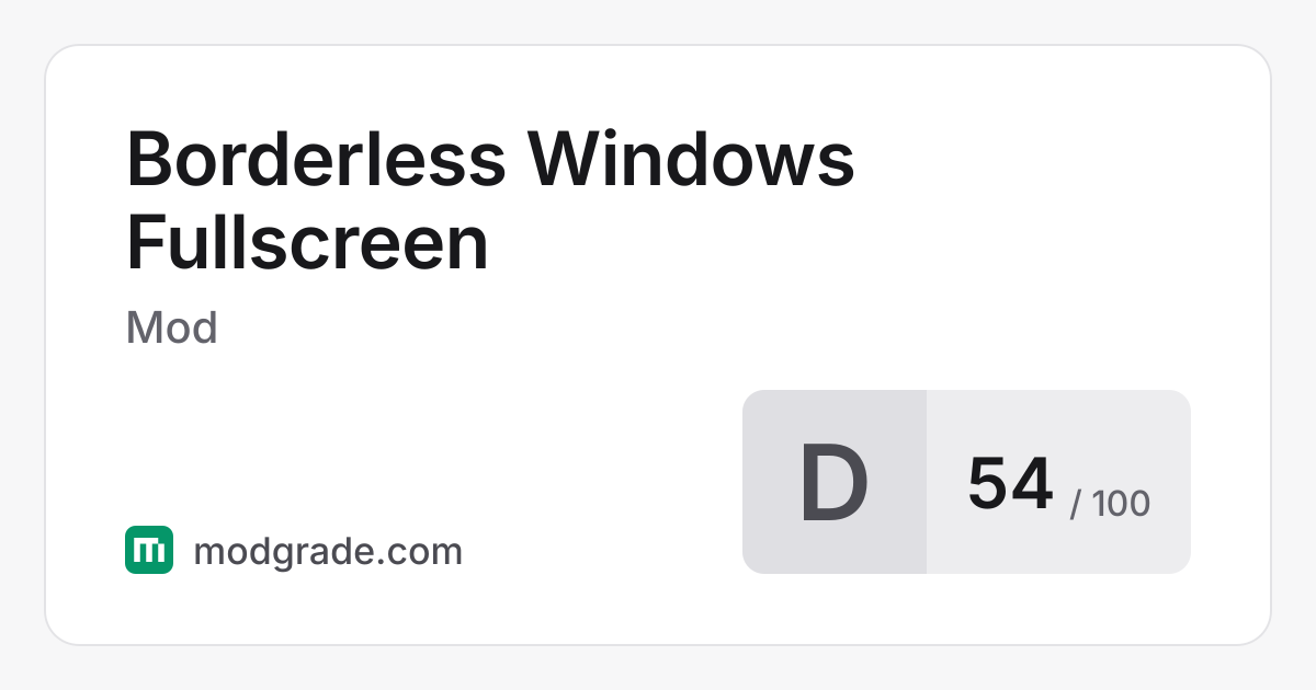 Borderless Windows Fullscreen: Minecraft Mod for Forge | Modgrade