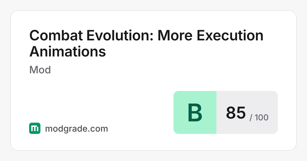 Combat Evolution: More Execution Animations: Minecraft Mod | Modgrade