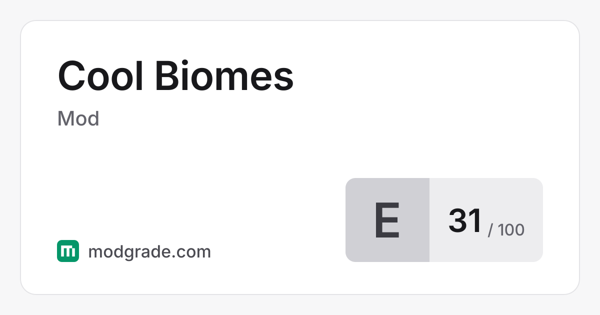 Cool Biomes: Minecraft Mod for Forge, 1.20.1 | Modgrade