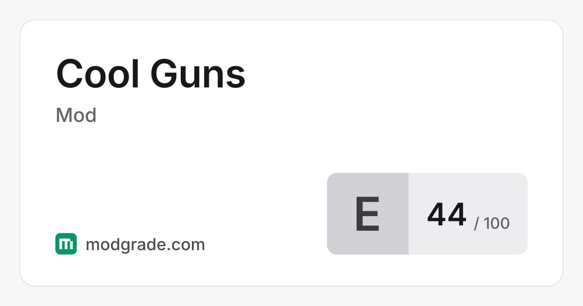 Cool Guns: Minecraft Mod for Forge, 1.20.1 | Modgrade