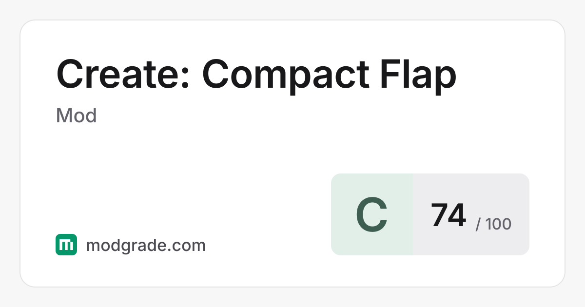 Create: Compact Flap: Minecraft Mod for NeoForge, 1.21.1 | Modgrade