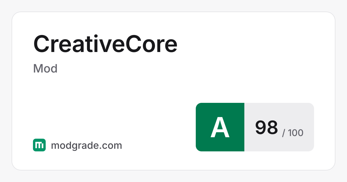 CreativeCore: Minecraft Mod for Fabric, Forge and NeoForge | Modgrade