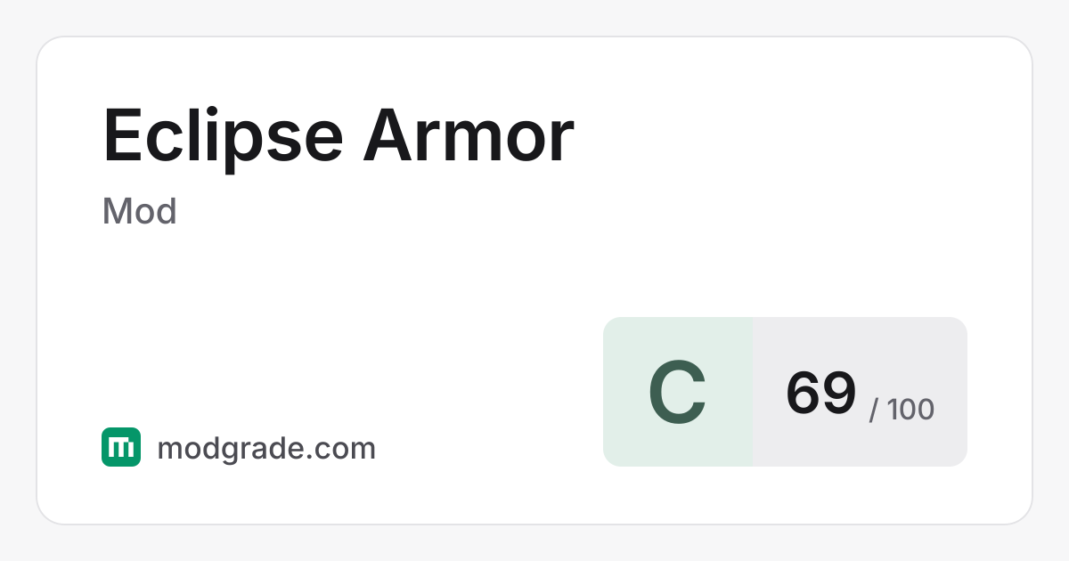 Eclipse Armor: Minecraft Mod for Forge, 1.20.1 | Modgrade