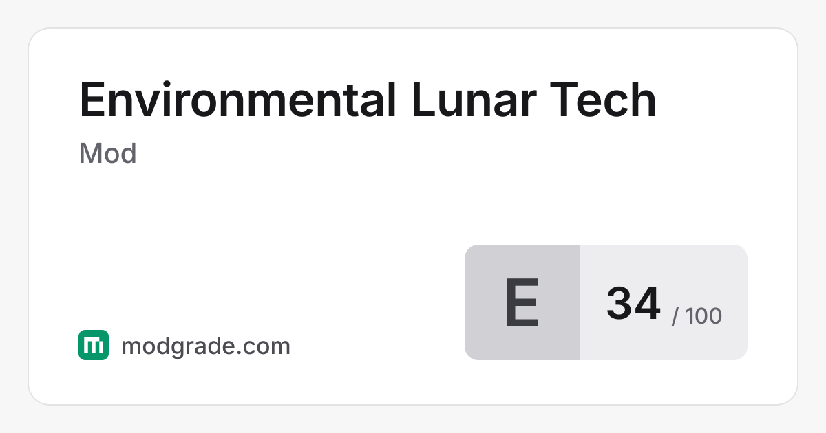 Environmental Lunar Tech: Minecraft Mod for Forge | Modgrade