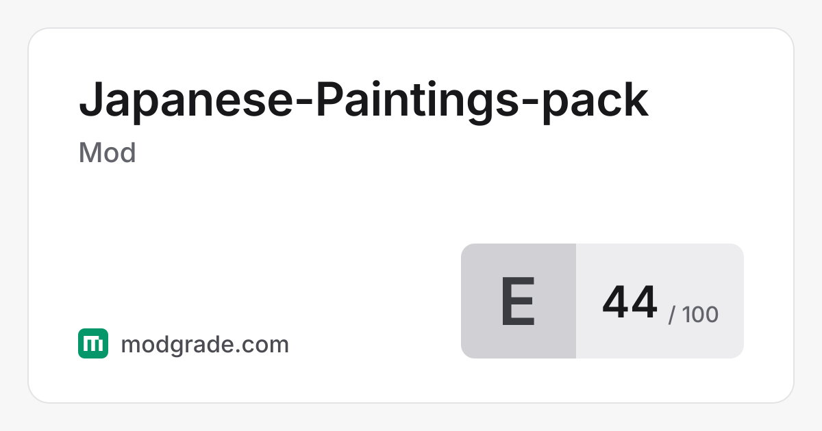 Japanese-Paintings-pack: Minecraft Mod for 1.20.1 to 1.20.4 | Modgrade