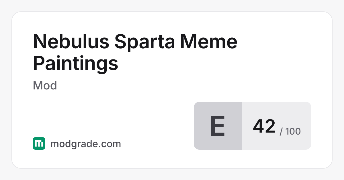 Nebulus Sparta Meme Paintings: Minecraft Mod for Forge | Modgrade