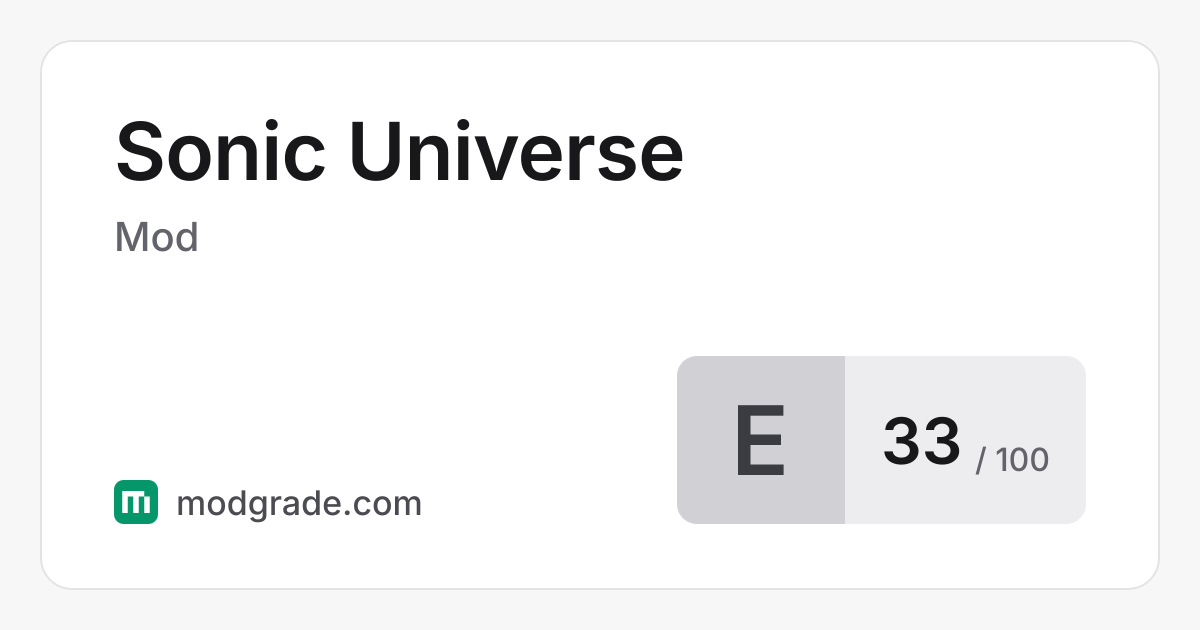 Sonic Universe: Minecraft Mod for Forge, 1.20.1 | Modgrade