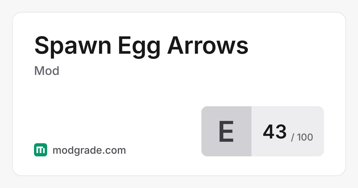 Spawn Egg Arrows: Minecraft Mod for Forge and NeoForge | Modgrade