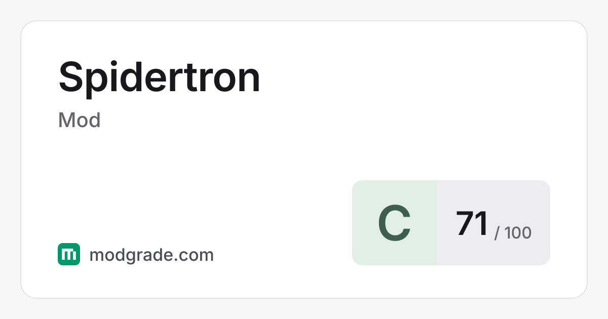 Spidertron: Minecraft Mod for Forge and NeoForge | Modgrade