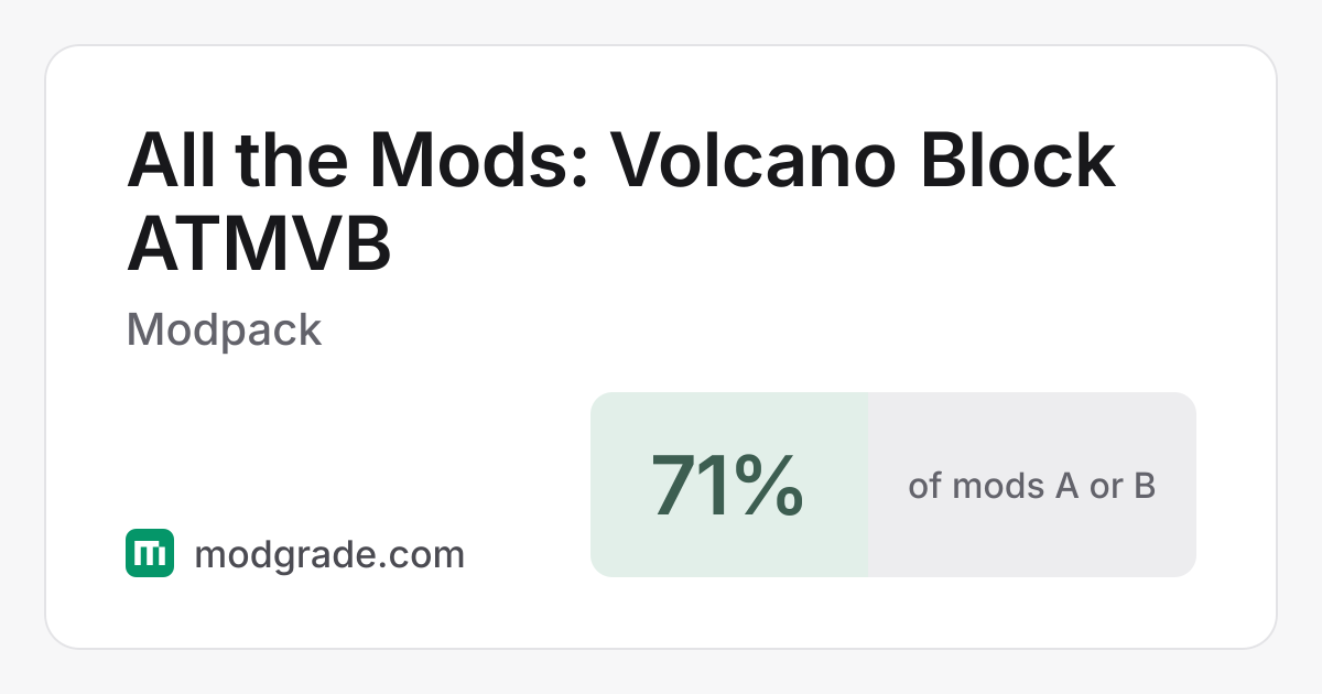 All the Mods: Volcano Block ATMVB: Minecraft Modpack | Modgrade