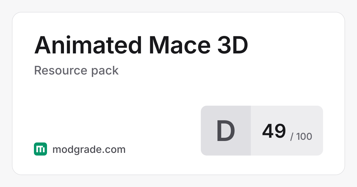 Animated Mace 3D: Minecraft Resource Pack for 1.21 | Modgrade