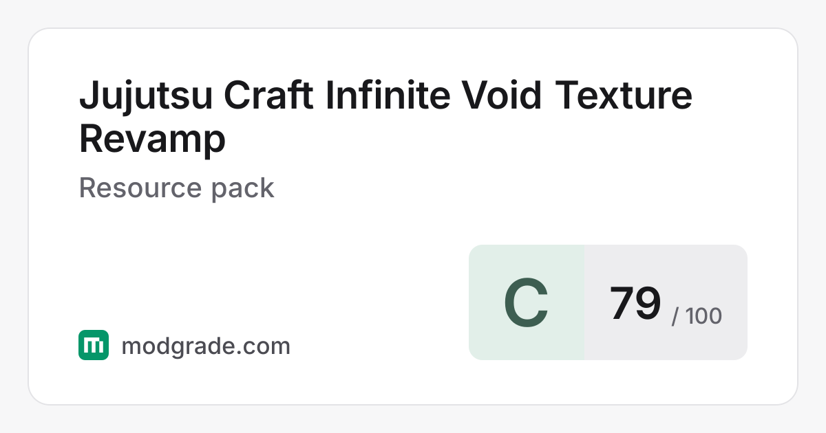 Jujutsu Craft Infinite Void Texture Revamp: Minecraft Resource Pack ...